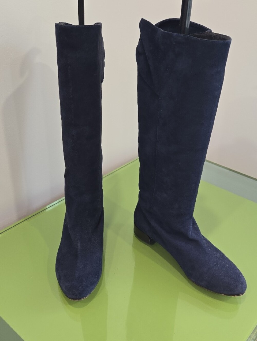 Missoni Women's Navy Suede Knee-High Boots
